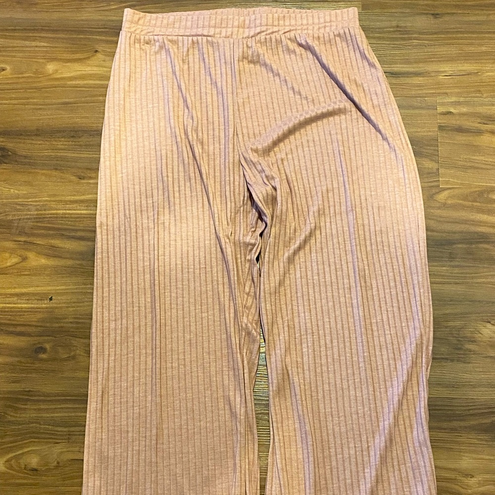 Wide leg loungewear pants